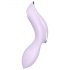 Satisfyer Curvy Trinity 2 - luftvibrator og dildo (lilla)