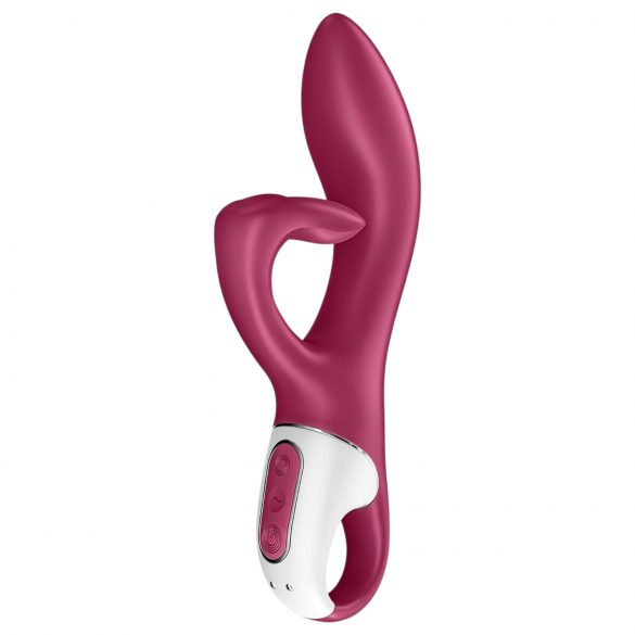 Satisfyer Embrace Me - genopladelig vibrator med klitorisarm (rød)