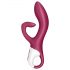 Satisfyer Embrace Me - genopladelig vibrator med klitorisarm (rød)