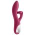 Satisfyer Embrace Me - genopladelig vibrator med klitorisarm (rød)