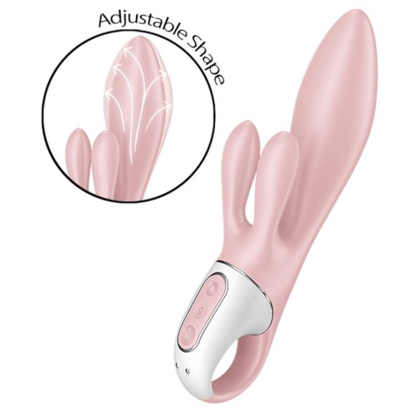 Satisfyer Air Pump Bunny 3 - oppustelig vibrator (pink)