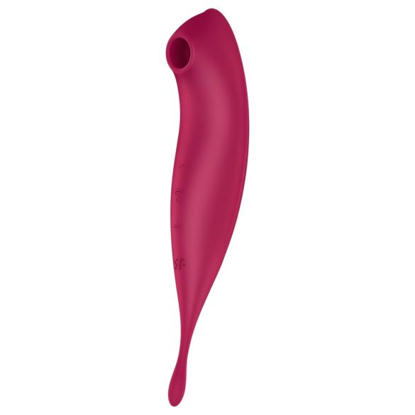 Satisfyer Twirling Pro - smart 2i1 klitorisvibrator (rød)