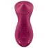 Satisfyer Exciterrr - roterende perlevibrator (rød)