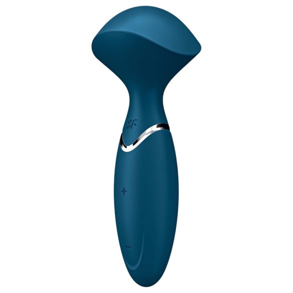 Satisfyer Mini Wand-er - vandtæt massagevibrator (blå)