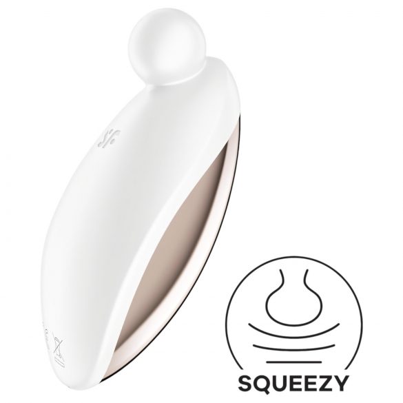 Satisfyer Spot On 2 - genopladelig klitorisvibrator (hvid)