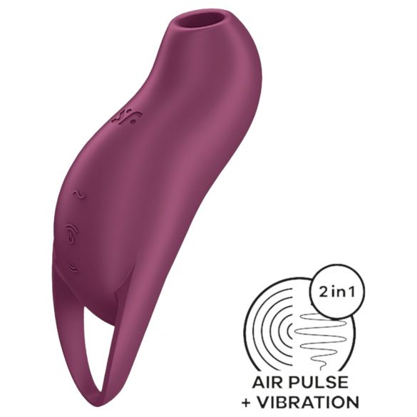 Satisfyer Pocket Pro 1 - opladelig klitoris vibrator (lilla)