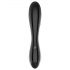 Satisfyer Dazzling Crystal 1 - Sort glasdildo med 2 ender