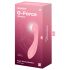 Satisfyer G-Force - genopladelig, vandtæt G-punkt vibrator (pink)