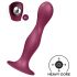 Satisfyer Double Ball-R - rød sugedildo med vægtet base