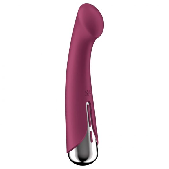 Satisfyer Spinning G-Spot - roterende G-punktsvibrator (rød)