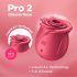 Satisfyer Pro 2 Rose - lufttryk klitoris stimulator (rød)