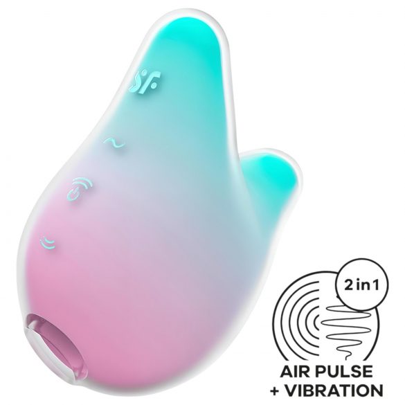 Satisfyer Mermaid Vibes - luftbølger, klitorisstimulator (mint-pink)