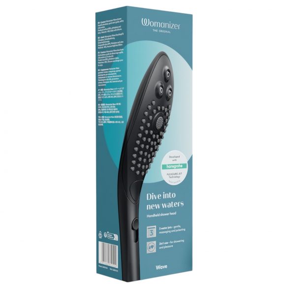 Womanizer Wave - sort showerhead (sort)