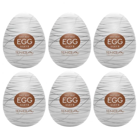 TENGA Egg Silky II - 6 lækre onaniæg