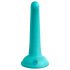 Dillio Curious Five - silikone dildo (15 cm) - turkis