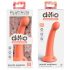 Dillio Secret Explorer - agern dildo (17 cm) - orange