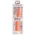 Dillio Wild Thing - rillet dildo (19 cm) - orange