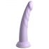 Dillio Slim Seven - sugekop-stimulator dildo (20 cm) - lilla