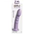 Dillio Super Eight - silikon dildo med sugefod (21 cm) - lilla