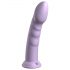 Dillio Super Eight - silikon dildo med sugefod (21 cm) - lilla