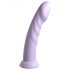 Dillio Super Eight - silikon dildo med sugefod (21 cm) - lilla