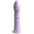 Dillio Super Eight - silikon dildo med sugefod (21 cm) - lilla