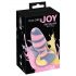 You2Toys - farverig silikone anal plug