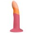 ROMP Dizi - fleksibel silikone dildo (pink-orange)