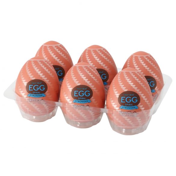 TENGA Egg Spiral Stærk - masturbationsæg (6 stk)