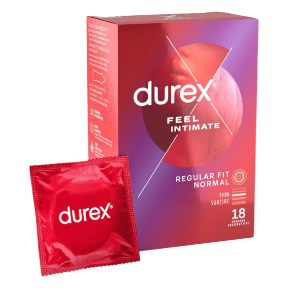 Durex Feel Intimate - tynd kondom (18 stk)