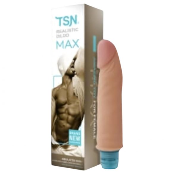 Lonely Max - livagtig vibrator (17 cm) - naturlig