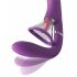 Fantasy For Her - 4 motor G-punkt vibrator og klitoris stimulator (lilla)