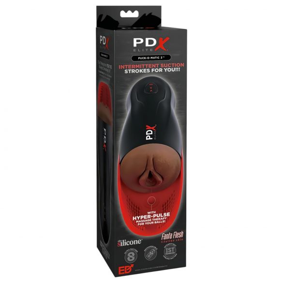 PDX Elite Fuck-O-Matic 2 - Genopladelig sugende pocket pussy