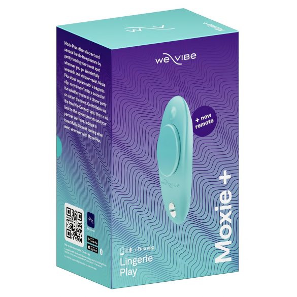 We-Vibe Moxie+ - smart trådløs klitorisvibrator (turkis)