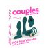 Couples Choice - 4i1 justerbar fjernbetjent vibrator (turkis)