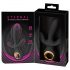 Eternal - oppustelig trippel vibrator (sort)