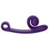 Snail Vibe Curve - 2-i-1 klitorisvibrator (lilla)