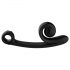 Snail Vibe Curve - 2i1 klitoris vibrator (sort)