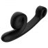 Snail Vibe Curve - 2i1 klitoris vibrator (sort)