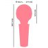 You2Toys Mini Wand - genopladelig massager vibrator (pink)