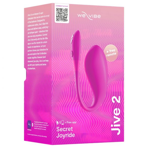 We-Vibe Jive 2 - smart, genopladelig vibratoræg (pink)