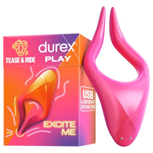 Durex Tease & Ride - pirrende zone stimulator (pink)