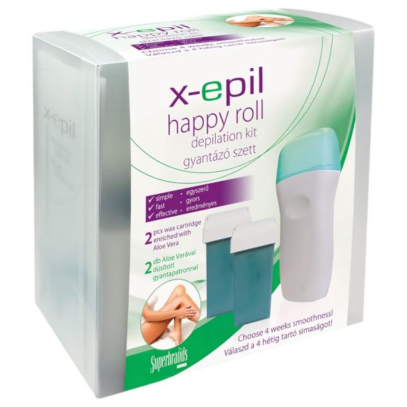 X-Epil Happy roll - voks sæt