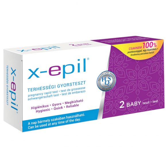 X-Epil - graviditetshurtigtest (2 stk)