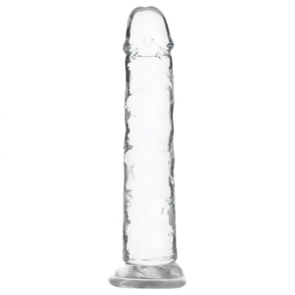 Addiction Crystal - klar sugedildo - 18 cm