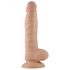 Realistisk Lovetoy Dildo m. sugefod, 21cm (naturlig)