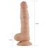 Realistisk Lovetoy Dildo m. sugefod, 21cm (naturlig)