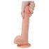 Lovetoy Naturtro Dildo m. sugefod - 21cm