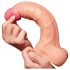 Lovetoy Naturlig Dildo - Dobbel lag, 25cm realistisk oplevelse