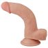 Lovetoy Sliding-Skin - Dobbeltlags dildo 21 cm (naturlig)